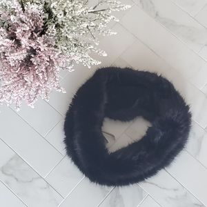 Faux Fur Circle Scarf